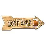 SignMission Root Beer Arrow Plastic