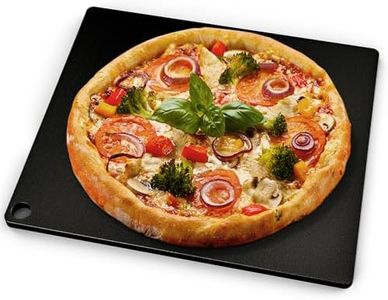 Onlyfire Pizza Steel Baking Stone for Oven BBQ and Grill - 16 x 14 inch Large Non-Stick Pizza Pan with High Performance Conductive Grilling Surface for Pizza Bread