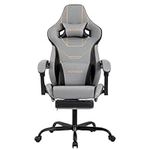 Video Gaming Chair with Footrest, E