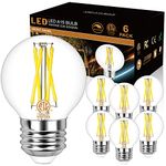 winshine Dimmable A15 led Bulb 40W Equivalent led Edison Bulb 4000K 4W e26 led Globe Bulb for Ceiling Fan,Chandelier,Vanity Light Bulb