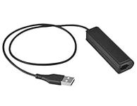 RJ9 Plug to USB Headset Adapter Com