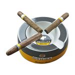 Cigar Ashtray Big Ashtrays for 8" Round Cigarettes Large Rest Outdoor Cigars Ashtray for Patio/Outside/Indoor Ashtray Gifts for Men