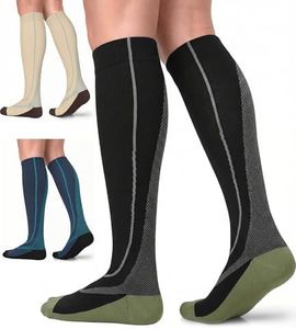 FuelMeFoot 3 Pack Compression Socks for Women & Men Circulation - Best for Medical,Running,Athletic