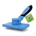 HANK Deshedding Brush for Dogs - Upgraded 6mm Blade - Dog Brush for Short Medium Long Hair - Cat Brush - Pet Grooming Brush - Effectively Reduce Shedding (Slicker Brush)