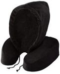 GloveBox Hoodie U-Neck Pillow, Black