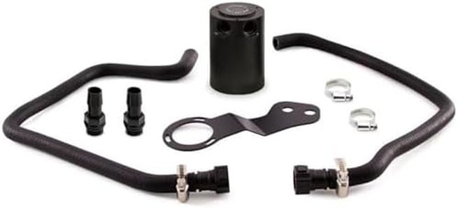 Mishimoto MMBCC-CAM8-16PBE Baffled Oil Catch Can Kit, PCV Compatible with Chevrolet Camaro SS, 2016-2018, Black