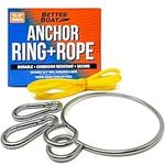 Anchor Ring & Rope Anchor Retrieval System for Boat Anchors with Anchor Buoy Ball Anchor Ball Ring Lift System Anchor Puller Stainless Steel Boat Anchor Accessories