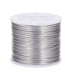 BENECREAT 18 Gauge (1mm) 492 Feet (150m) Bendable Tarnish Resistant Aluminum Wire Primary Color for Jewelry Beading Craft Sculpting Model Skeleton