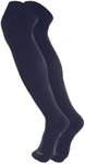 TCK Dugout Over the Knee Baseball Socks Pattern A (Navy, Large)