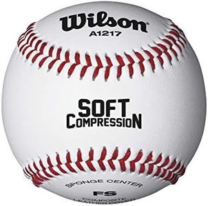 Wilson Practice and Soft Compression Baseballs, A1217, FS (One Dozen)