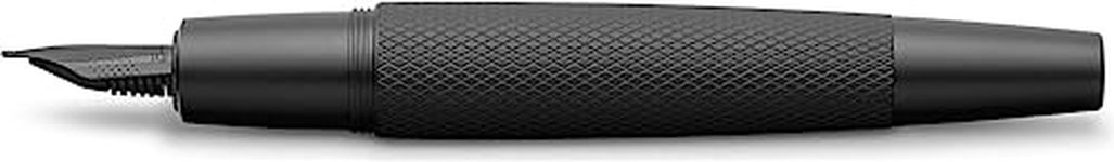 Faber-Castell E-Motion Fountain Pen, Pure Black, M