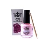 Pueen Latex Tape Peel Off Cuticle Guard Skin Barrier Protector Nail Art Liquid Tape 15ml Pink Bh000584