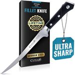 Cutluxe Fillet Knife for Fish & Meat – 7" Fish Knife for Filleting – High Carbon German Steel, Flexible, Full Tang & Ergonomic Handle Design – Artisan Series