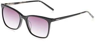 DKNY DK500S Sunglasses, 001 Black, One Size