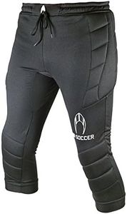 HO Soccer Unisex Kids 3/4 Logo Goalkeeper Pants Black/White