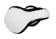 180s Women's Lush Two Tone Wrap Around Earmuffs, White