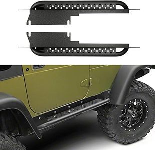 u-Box Wrangler TJ Side Steps Running Boards Nerf Bars Rocker Guard Sliders for Jeep Wrangler TJ 1997-2006 (Exclude Wrangler TJ Unlimited/LJ)