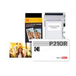 KODAK Mini 2 Retro 4PASS Portable Photo Printer (2.1x3.4 inches) Initial 8 Sheets + 30 Sheets Pack Bundle, White