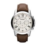 Fossil Grant Chronograph Beige Dial Men's Watch - FS4735