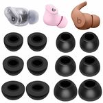 IiEXCEL Memory Foam Tips Compatible with Beats Studio Buds + Ear Tips, 6 Pairs Cancel Noise Fit in Case Comfortable No Silicone Pain Compatible with Beats Studio Buds+ 2023 Release - S/M/L Black