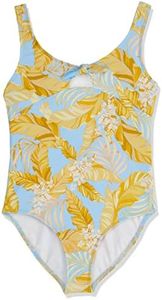 Rip Curl Girls Namotu One Piece, Light Blue, Size 14