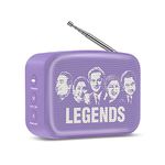 Saregama Carvaan Mini Hindi - Music Player with 401 Pre-Loaded Retro Songs, Bluetooth/FM/AM/AUX, Type-C Charger (Orchid Purple)