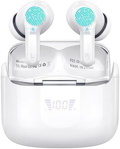 Bluetooth Headphones, Wireless Bluetooth 5.3 in-Ear Headphones with 4 ENC Microphones, 2023 Wireless Headphones, Noise Cancelling Earbuds with 40H Deep Bass, USB-C, IP7 Waterproof Earphones