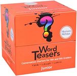 ? WORD TEASERS Junior - Vocabulary Word Game for Kids 8+ - Fun Family Conversation Starters - Reading Games for Elementary & Middle School - 150 Vocabulary Flash Cards/Conversation Cards