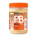 PBfit All-Natural Peanut Butter Powder, Peanut Butter Powder from Real Roasted Pressed Peanuts, Low in Fat High in Protein, 4g of Protein, 425g (15oz)