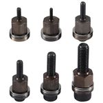 Littlecatch 6Pcs Hand Rivet Nut Head Nuts Simple Installation Manual Riveter Rivnut Tool Accessory for Nuts M3 M5 M6 M8 M10