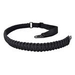 BOOSTEADY Paracord 2 Point Rifle Sling with HK Style Clips, Adjustable 550 Rated Nylon Gun Strap for Rifle Shotgun and Airsoft