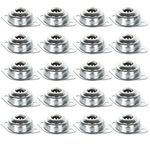 16 Pack 1/2" Roller Ball Transfer Bearings, Carbon Steel Ball Transfer Unit Swivel Ball Caster Roller Transfers, Ball Casters Bearing Universal Rotation Caster for Transmission, Conveyor, Roller Stand