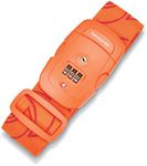 Samsonite 3 Dial Travel Sentry Combo Luggage Strap, Orange Tiger (Model: 91163-8485)