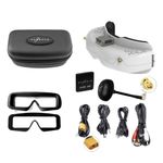 Drone parts For SKYZONE for SKY02O FPV Goggles - OLED 640x400 29° FOV, 5.8G 48CH SteadyView, 64GB DVR/Head Tracker for RC Drone(SKY02O White)