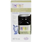 Aura Cacia 100% Pure Peppermint Essential Oil, GC-MS Tested For Purity, Mentha Piperita, 15ml