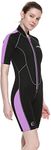 Cressi Lido Lady Shorty Wetsuit - Women's Shorty Wetsuit for Snorkelling, Swimming and Water Sports, in 2mm Ultra Stretch Neoprene