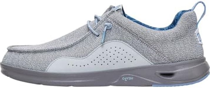 HEYDUDE Men’s Wally Hey2O Mesh Slip On Shoes, Dawn Blue/Multi Size 9 | Lightweight Comfort for Beach Days, Travel and Everyday Wear