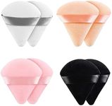 8 Pieces Triangle Powder Puff Face Soft Triangle Makeup Puff Velour Cosmetic Foundation Blender Sponge Beauty Makeup Tools