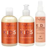 Shea Moisture Kids Hair Care Combination Pack – Includes Mango & Carrot 8oz KIDS Extra-Nourishing Shampoo, 8oz KIDS Extra-Nourishing Conditioner, and 8oz Coconut & Hibiscus KIDS Detangler