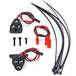 RCHUBAM LED Lights Kit Front & Rear Taillight Headlight for 1/8 Typhon 6S TLR Tuned Buggy (White Red)