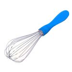 Kuber Industries Dolphin Stainless Steel Hand Blender Mixer Froth Whisker CTKTC31355, 25 cm (Assorted Colour)