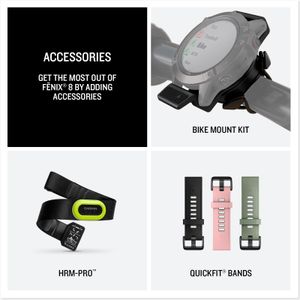Garmin fēnix 8 GPS Smartwatch 43mm – Whitestone