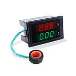 KETOTEK Digital Voltage Current Meter Panel AC 80-300V 100A Voltmeter Ammeter Volt Amp LED Display with Current Transformer