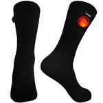 Fullsheild Fr Fire Resistant Socks Military Boot Sock Flame Retardant Socks for Auto Racing Welding Military Working Black, Black, Large