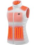 Venustas Women's Heated Vest with Battery, Lightweight Quilted Vest for Women