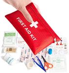 Mini First Aid Kit,108 PCS Small Fi