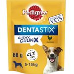 Pedigree Dentastix - Chewy Chunx Mini - Dog Treats for Small and Medium Dogs - Chicken Flavour - 5 Chews (Pack of 5)