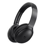 SoundPEATS Bluetooth Headphones, A6 Hybrid Active Noise Cancelling Earphones Over Ear Headphones, 38 Hours Playtime(ANC Off), USB-C, Foldable Design with Ergonomic Headband, Memory Foam Earcups