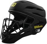 Wilson Pro Stock Umpire Helmet, Black, 7"-7 1/2"