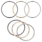 PH PandaHall 6pcs 3 Colors Circular Ring Purse Handles Replacement 4.4 Inch Handbag handle Purse Handles Replacement for Bag Making, Purse Making, Handle Replacement